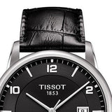  Shop Authentic Tissot Luxury Powermatic 80 Black Dial Black Leather Strap Watch For Men - T086.407.16.057.00 - Luxxuri