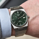 Shop Authentic Tissot PRX Powermatic 80 Green Dial Silver Steel Strap Watch For Men - T137.407.11.091.00 - Luxxuri