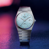  Shop Authentic Tissot PRX Powermatic 80 Ice Blue Tiffany Dial Silver Steel Strap Watch for Men - T137.407.11.351.00 - Luxxuri