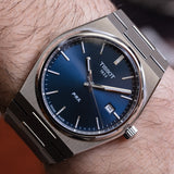  Shop Authentic Tissot T Classic PRX Blue Dial Silver Steel Strap Watch For Men - T137.410.11.041.00 - Luxxuri