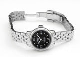  Shop Authentic Tissot Le Locle Automatic Small Lady Black Dial Silver Steel Strap Watch For Women - T41.1.183.53 - Luxxuri