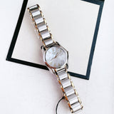  Shop Authentic Tissot T Wave Mother of Pearl Dial Two Tone Steel Strap Watch for Women - T023.210.22.117.00 - Luxxuri