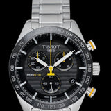  Shop Authentic Tissot PRS 516 Chronograph Black Dial Silver Steel Strap Watch For Men - T100.417.11.051.00 - Luxxuri