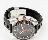  Shop Authentic Tissot PRS 516 Chronograph Black Dial Black Leather Strap Watch For Men - T100.417.16.051.00 - Luxxuri