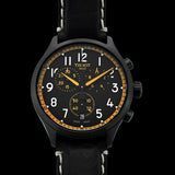  Shop Authentic Tissot Chrono XL Vintage Chronograph Black Dial Black Leather Strap Watch For Men - T116.617.36.052.02 - Luxxuri