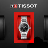  Shop Authentic Tissot Carson Automatic Black Dial Silver Steel Strap Watch For Women - T085.207.11.051.00 - Luxxuri