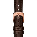  Shop Authentic Tissot Carson Automatic White Dial Brown Leather Strap Watch For Women - T085.207.36.011.00 - Luxxuri