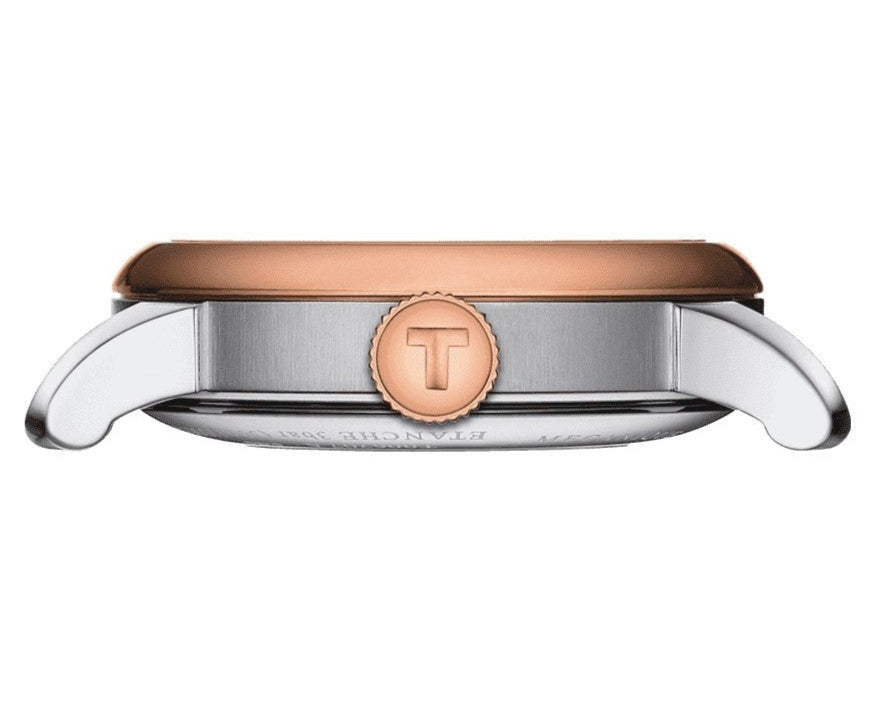  Shop Authentic Tissot Le Locle Automatic Lady Mother of Pearl Dial Two Tone Steel Strap Watch For Women - T006.207.22.116.00 - Luxxuri