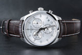  Shop Authentic Tissot PR 100 Chronograph Silver Dial Brown Leather Strap Watch for Men - T101.417.16.031.00 - Luxxuri