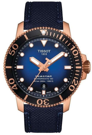  Shop Authentic Tissot Seastar 1000 Powermatic 80 Blue Dial Blue Nylon Strap Watch for Men - T120.407.37.041.00 - Luxxuri