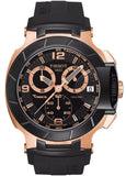  Shop Authentic Tissot T Race Chronograph Automatic Black Dial Black Rubber Strap Watch for Men - T048.417.27.057.06 - Luxxuri