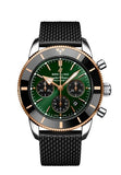  Shop Authentic Breitling Superocean Heritage B01 Chronograph 44 Limited Edition Green Dial Black Mesh Bracelet Watch for Women - UB01622A1L1S1 - Luxxuri