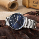  Shop Authentic Mido Commander II Automatic Chronometer Blue Dial Silver Steel Strap Watch For Men - M021.431.11.041.00 - Luxxuri