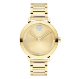  Shop Authentic Movado Bold Yellow Gold Dial Yellow Gold Steel Strap Watch For Women - 3600085 - Luxxuri