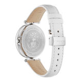  Shop Authentic Versace Palazzo Empire White Dial White Leather Strap Watch for Women - VCO010017 - Luxxuri