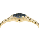  Shop Authentic Versace Greca Moonphase Quartz Black Dial Gold Steel Strap Watch for Men - VE7G00323 - Luxxuri