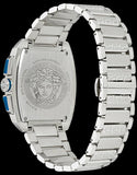  Shop Authentic Versace Dominus Chronograph Blue Dial Silver Steel Strap Watch For Men - VE6H00423 - Luxxuri
