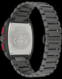  Shop Authentic Versace Dominus Chronograph Quartz Black Dial Black Steel Strap Watch For Men - VE6H00623 - Luxxuri