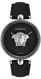  Shop Authentic Versace Palazzo Empire Black Dial Black Leather Strap Watch for Women - VCO050017 - Luxxuri