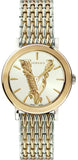  Shop Authentic Versace Virtus Quartz White Dial Two Tone Steel Strap Watch for Women - VEHC00719 - Luxxuri
