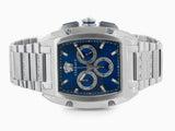  Shop Authentic Versace Dominus Chronograph Blue Dial Silver Steel Strap Watch For Men - VE6H00423 - Luxxuri