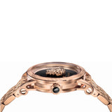 Shop Authentic Versace Palazzo Empire Black Dial Rose Gold Steel Strap Watch for Men - VERD00718 - Luxxuri