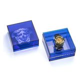  Shop Authentic Versace Icon Active Chronograph Gold Dial Black Silicone Strap Watch For Men - VEZ700321 - Luxxuri