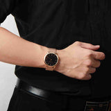 Shop Authentic Calvin Klein Minimal Black Dial Rose Gold Mesh Bracelet Watch for Men - K3M2162Y - Luxxuri