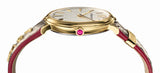  Shop Authentic Versace V Circle Quartz White Dial Brown Leather Strap Watch For Women - VBP08017 - Luxxuri