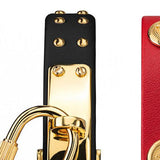  Shop Authentic Versace Medusa Lock Icon Gold Dial Red Leather Strap Watch for Women - VEDW00119 - Luxxuri