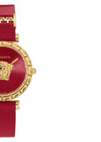  Shop Authentic Versace Palazzo Empire Greca Red Dial Red Leather Strap Watch for Women - VEDV00319 - Luxxuri