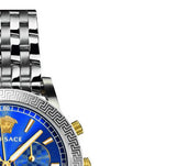  Shop Authentic Versace Sport Tech Chronograph Blue Dial Silver Steel Strap Watch for Men - VELT00219 - Luxxuri