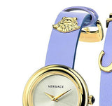  Shop Authentic Versace V-Flare Silver Dial Purple Leather Strap Watch for Women - VEBN00318 - Luxxuri
