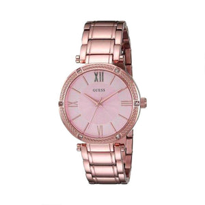  Shop Authentic Guess Park Ave Quartz Rose Gold Dial Rose Gold Steel Strap Watch For Women - W0636L2 - Luxxuri