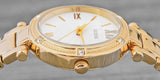  Shop Authentic Guess Park Ave South Analog White Dial Gold Steel Strap Watch For Women - W0767L2 - Luxxuri