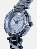  Shop Authentic Guess Park Ave Analog Quartz Blue Dial Blue Steel Strap Watch For Women - W0767L4 - Luxxuri