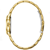  Shop Authentic Guess Park Avenue Blue Dial Gold Steel Strap Watch For Women - W0695L2 - Luxxuri
