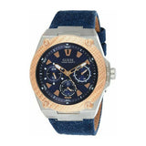  Shop Authentic Guess Legacy Analog Blue Dial Blue Denim Strap Watch for Men - W1058G1 - Luxxuri