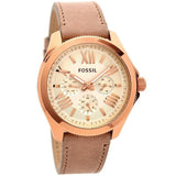 Shop Authentic Fossil Cecile White Dial Beige Leather Strap Watch for Women - AM4532 - Luxxuri