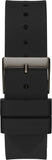  Shop Authentic Guess Crush Crystals Silver Dial Black Rubber Strap Watch for Women - W1223L4 - Luxxuri