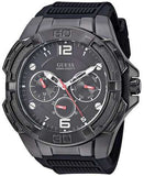  Shop Authentic Guess Genesis Quartz Black Dial Black Silicone Strap Watch For Men - W1254G2 - Luxxuri