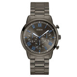  Shop Authentic Guess Hendrix Chronograph Gunmetal Dial Gunmetal Steel Strap Watch for Men - W1309G3 - Luxxuri