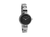  Shop Authentic Calvin Klein Wavy Black Dial Silver Steel Strap Watch for Women - K9U23141 - Luxxuri