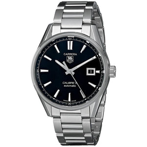 Shop Authentic Tag Heuer Carrera Automatic Black Dial Silver Steel Strap Watch for Men - WAR211A.BA0782 - Luxxuri