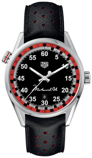  Shop Authentic Tag Heuer Carrera Muhammad Ali Black Dial Watch for Men - WAR2A11.FC6337 - Luxxuri