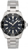  Shop Authentic Tag Heuer Aquaracer Black Dial Silver Steel Strap Watch for Men - WAY111A.BA0928 - Luxxuri
