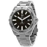  Shop Authentic Tag Heuer Aquaracer Calibre 5 Automatic Sunray Brown Dial Silver Steel Strap Watch for Men - WAY2018.BA0927 - Luxxuri