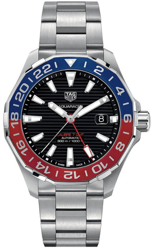  Shop Authentic Tag Heuer Aquaracer Pepsi Black Dial Watch for Men - WAY201F.BA0927 - Luxxuri