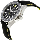  Shop Authentic Tag Heuer Aquaracer Calibre 5 Automatic Black Dial Black Nylon Strap Watch for Men - WAY211A.FC6362 - Luxxuri