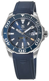  Shop Authentic Tag Heuer Aquaracer Calibre 5 Blue Dial Blue Silicone Strap Watch for Men -  WAY211C.FT6155 - Luxxuri